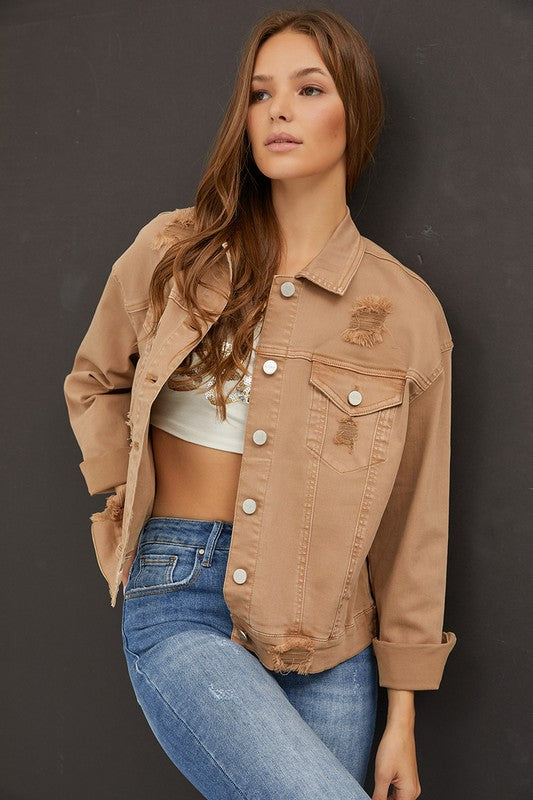 Denim Camel Jacket outlets