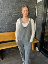 Mineral Wash Relaxed Fit Jumpsuit