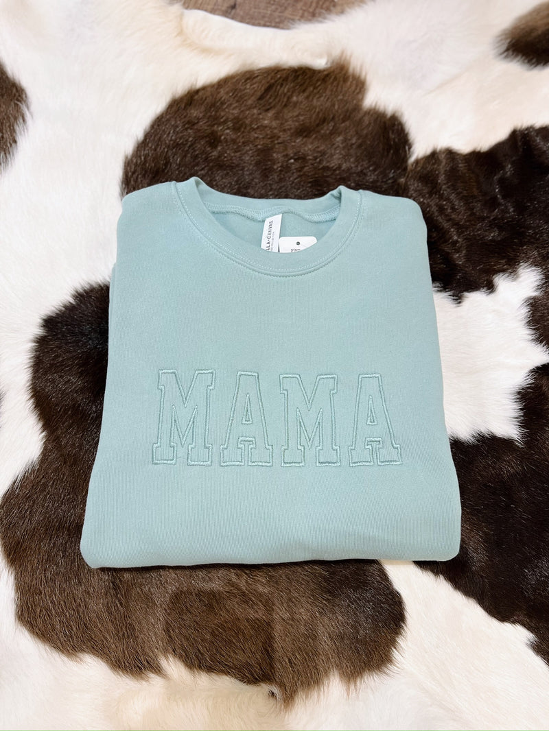 Embroidered Mama Sweatshirt