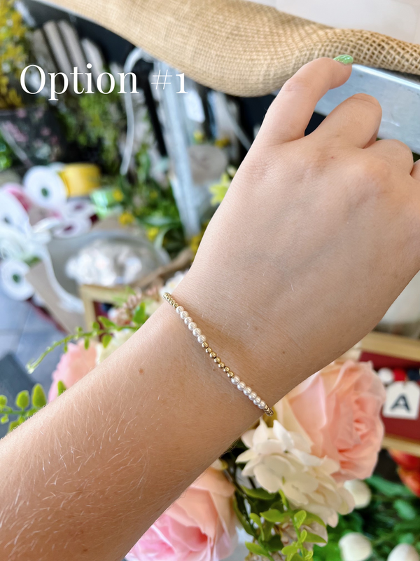 Enewton Bracelet Gold and Pearl