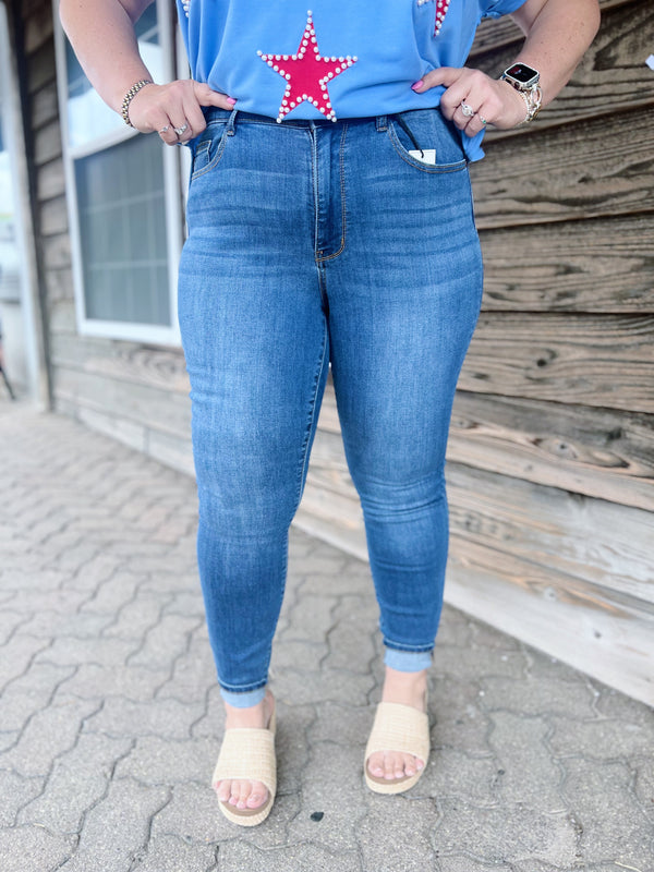 Curvy Ridley's High Rise Skinny Jeans