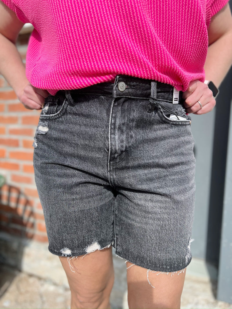 Tammy's Black High Rise Shorts