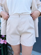 Woven Shorts With Side Pockets