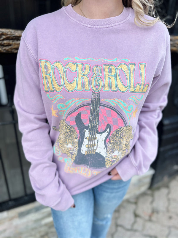 Rock N Roll World Tour Graphic Sweatshirt