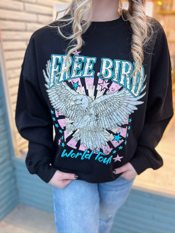 Free Bird World Tour Graphic Sweatshirt