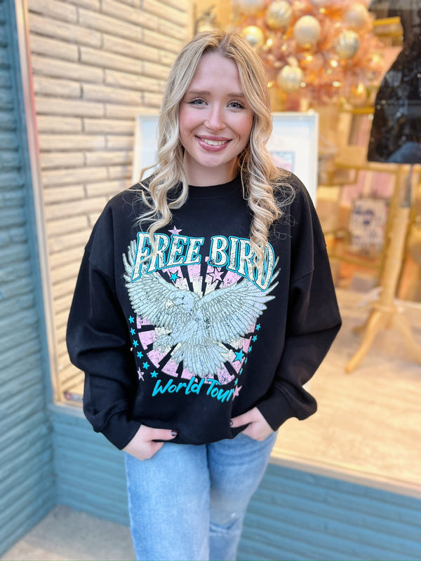 Free Bird World Tour Graphic Sweatshirt