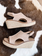 K Bye Taupe Sandals with Heel