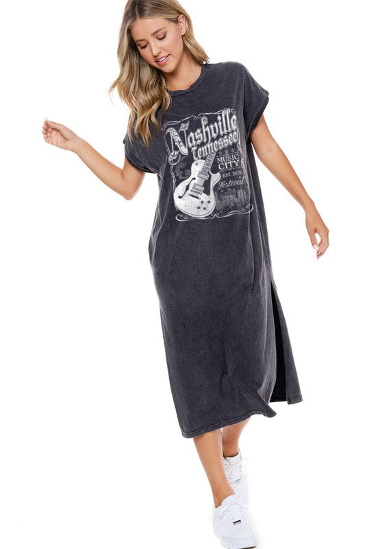 Nashville Music City Tee Dress