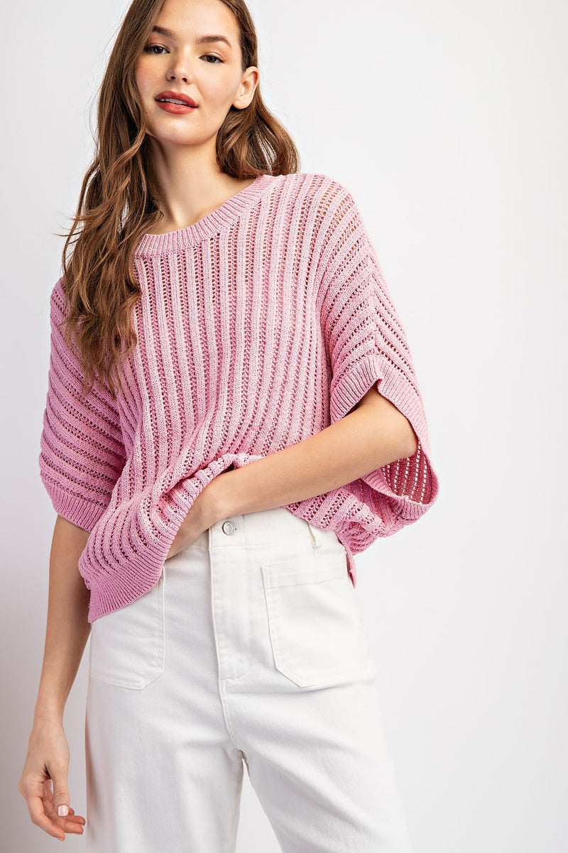 Loose Fit Dolman Sleeve Top