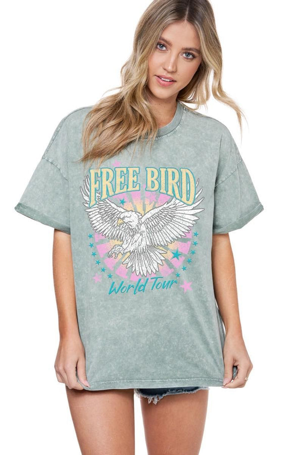 Free Bird World Tour Graphic Tee