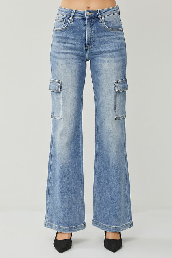 Bridgett's High Rise Cargo Jeans