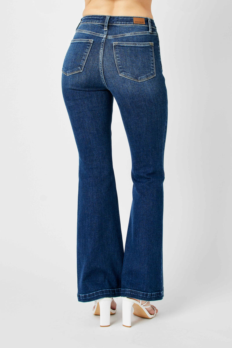 Dani's High Waist Side Seam Flare Jeans