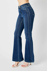 Dani's High Waist Side Seam Flare Jeans