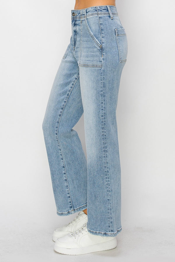 Folly's High Rise Ankle Flare Jeans