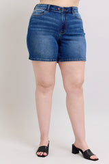 Curvy Ashlyn's Mid Length Dad Shorts