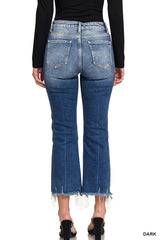 Raye's Crop Flare Denim Jeans