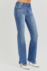 Marla's Mid Rise Mini Side Slit Jeans