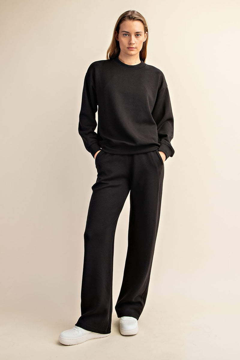 Modal Poly Span Scuba Straight Pant