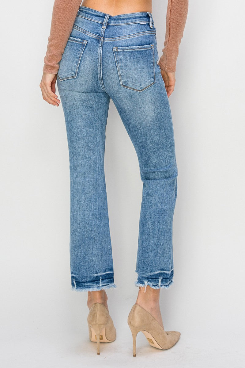 Millie High Rise Crop Flare Jeans