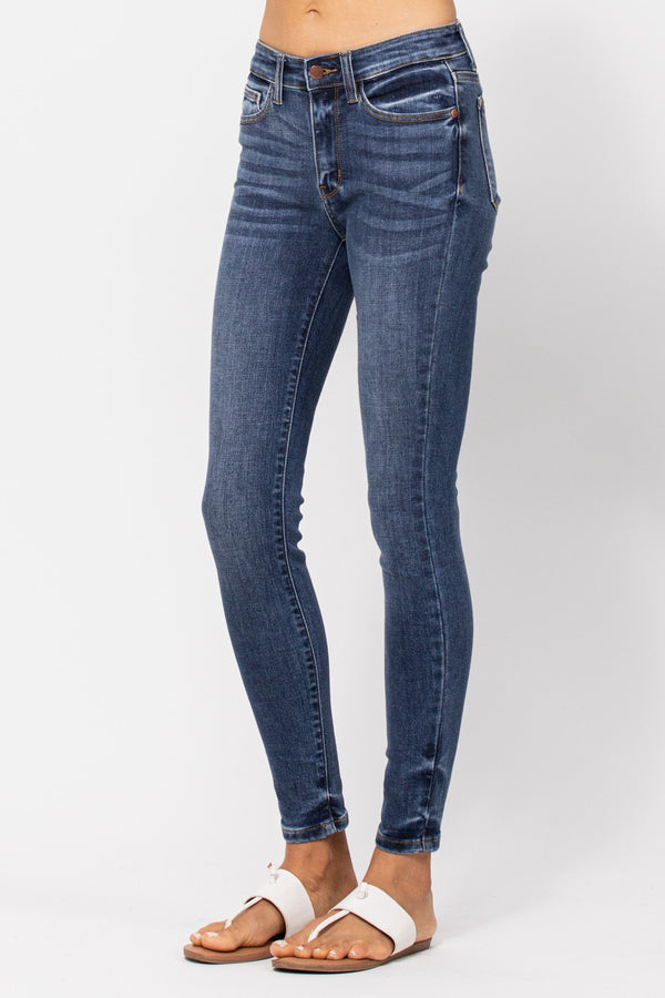 Curvy Sally's Mid Rise Skinny Jeans