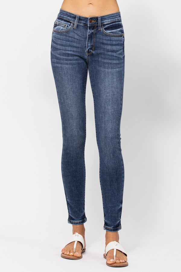 Curvy Sally's Mid Rise Skinny Jeans