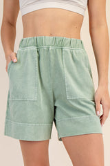 Cotton Poly Pocket Short