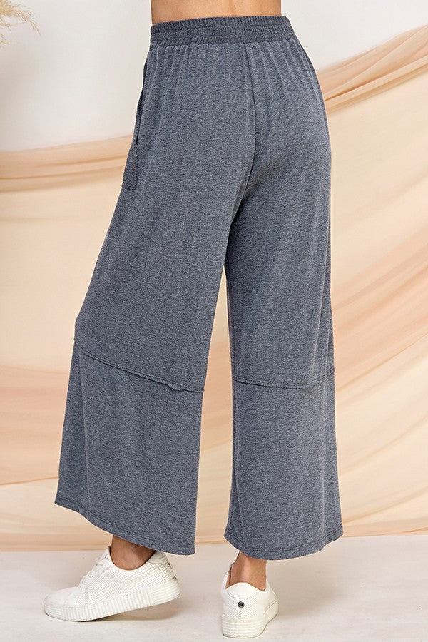 Soft Front Pocket Drawstring Lounge Pants