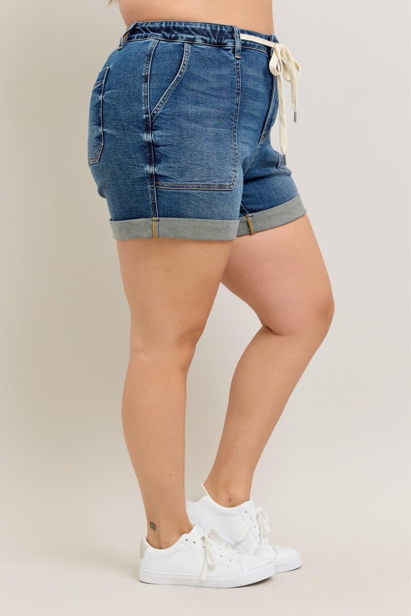 Curvy Sterling's Cuffed Shorts