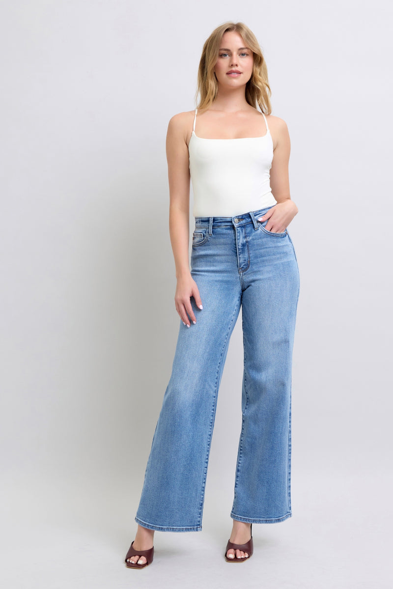 Sunny's Vintage Wash Wide Leg Jeans