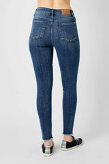 Curvy Vedder's High Rise Distressed Skinny Jeans
