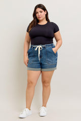 Curvy Sterling's Cuffed Shorts