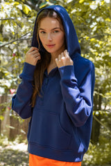 Ultimate Soft Quarter Zip Hooded Jacket