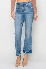 Millie High Rise Crop Flare Jeans